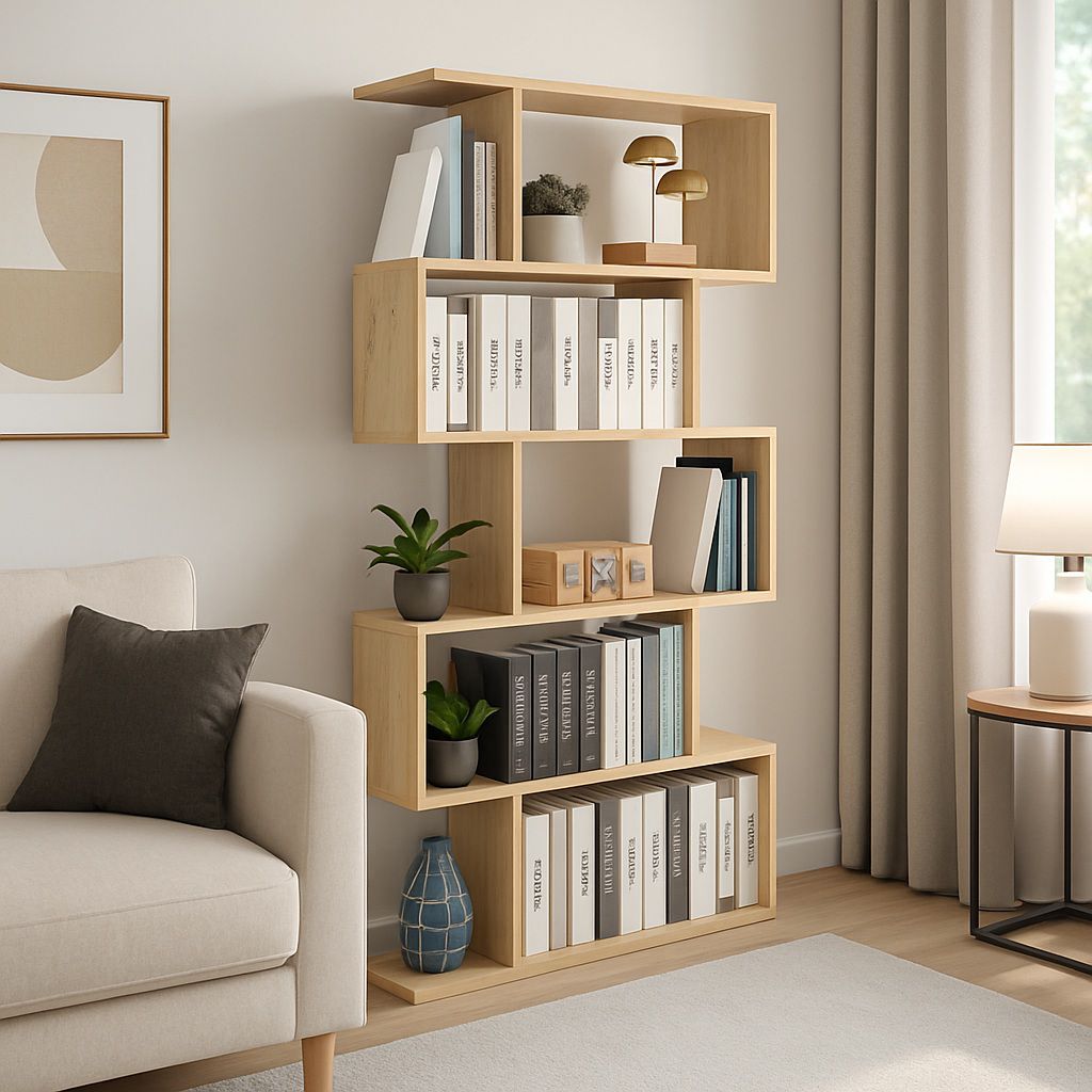 ספריה כוורת זיגזג רוחב 90 ס"מ בעיצוב מודרני טודו דיזייין דגם ורד אלון ספריה כוורת זיגזג רוחב 90 ס"מ בעיצוב מודרני טודו דיזייין דגם ורד אלון