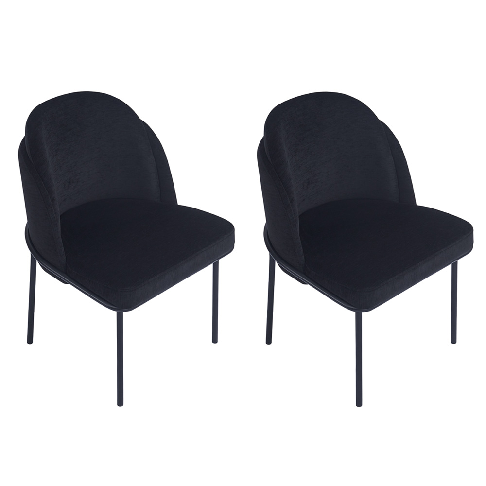 זוג כיסאות מעוצבים לפינת אוכל בגוון שחור TUDO DESIGN דגם אנרגי זוג כיסאות מעוצבים לפינת אוכל בגוון שחור TUDO DESIGN דגם אנרגי