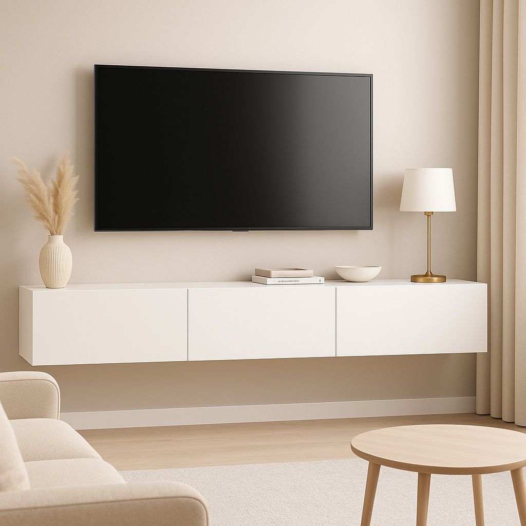 מזנון צף תלוי בגוון לבן ברוחב 180 סמ דגם אנדי ANDEY מבית טודו דיזיין TUDO DESIGN מזנון צף תלוי בגוון לבן ברוחב 180 סמ דגם אנדי ANDEY מבית טודו דיזיין TUDO DESIGN